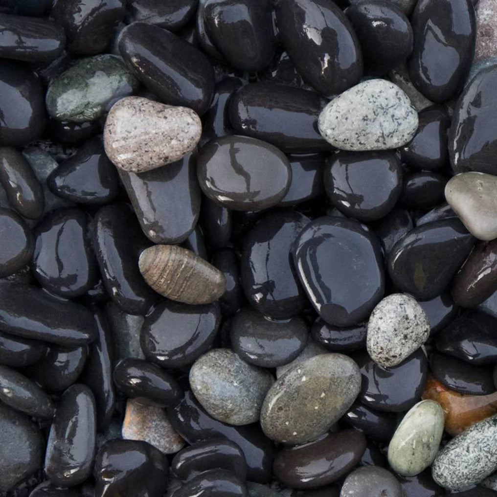 Beach Pebbles Schwarz