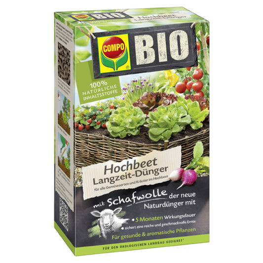 COMPO Schafwolldünger Hochbeet