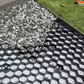 EuroGravel Kiesgitter PLUS mit Unkrautvlies Schwarz