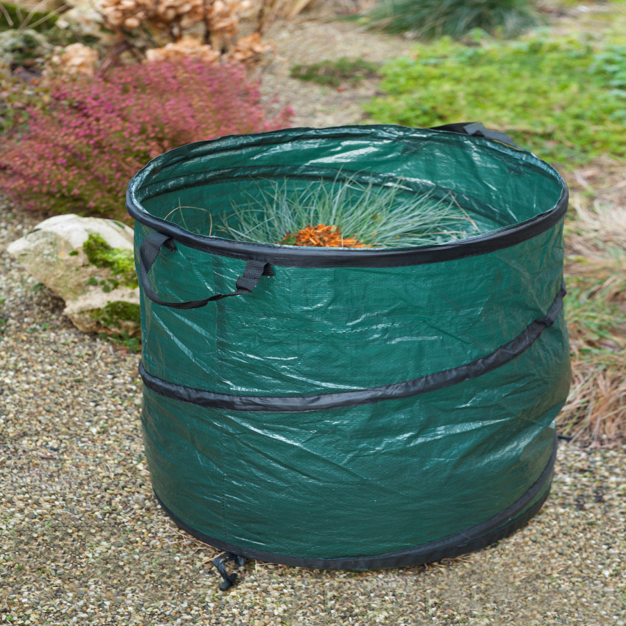 Gartenabfalltasche mit Metallspirale