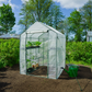 Gartengewächshaus mit 2 herausnehmbaren Böden H195 x 143 x 143 cm