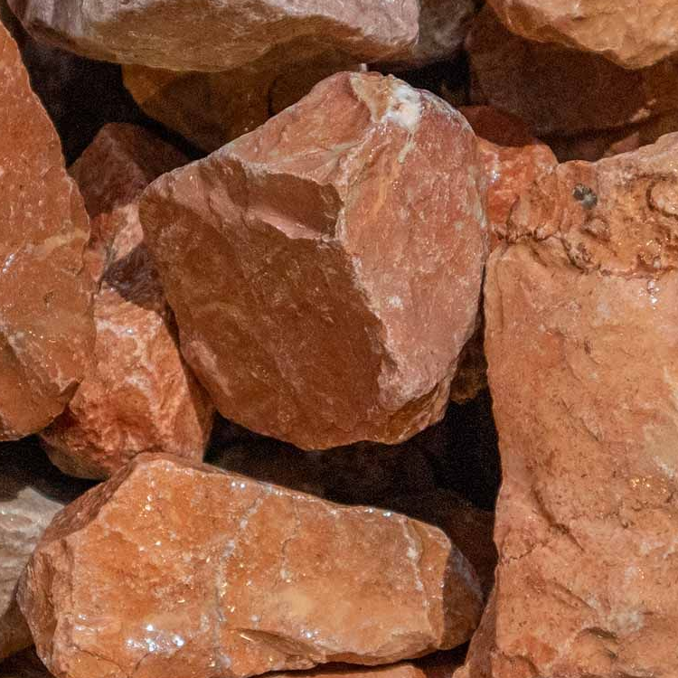 Marmor Rot Bruchsteine