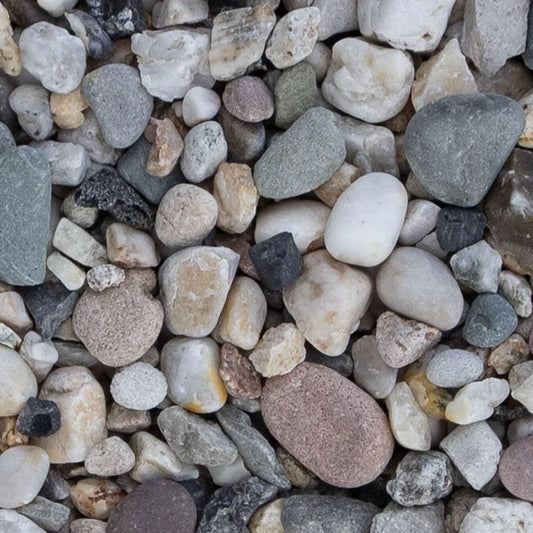 Quarzkies Weiß - Grau