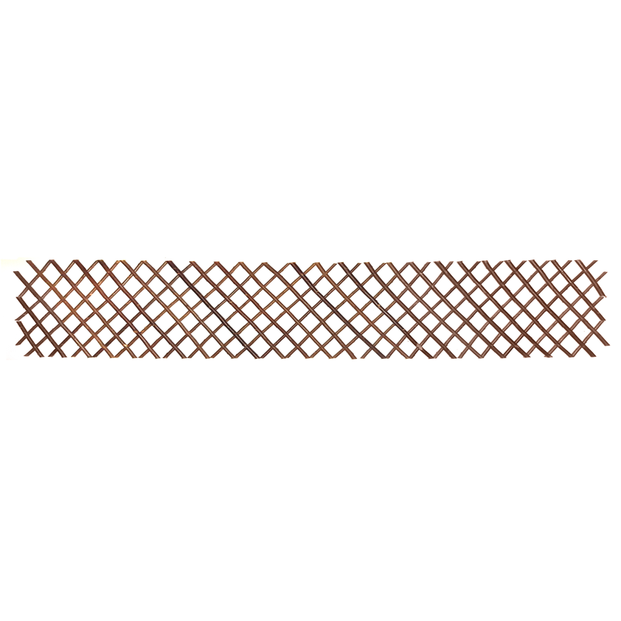 Weiden-Spaliere naturfarben mit metallisch Stift