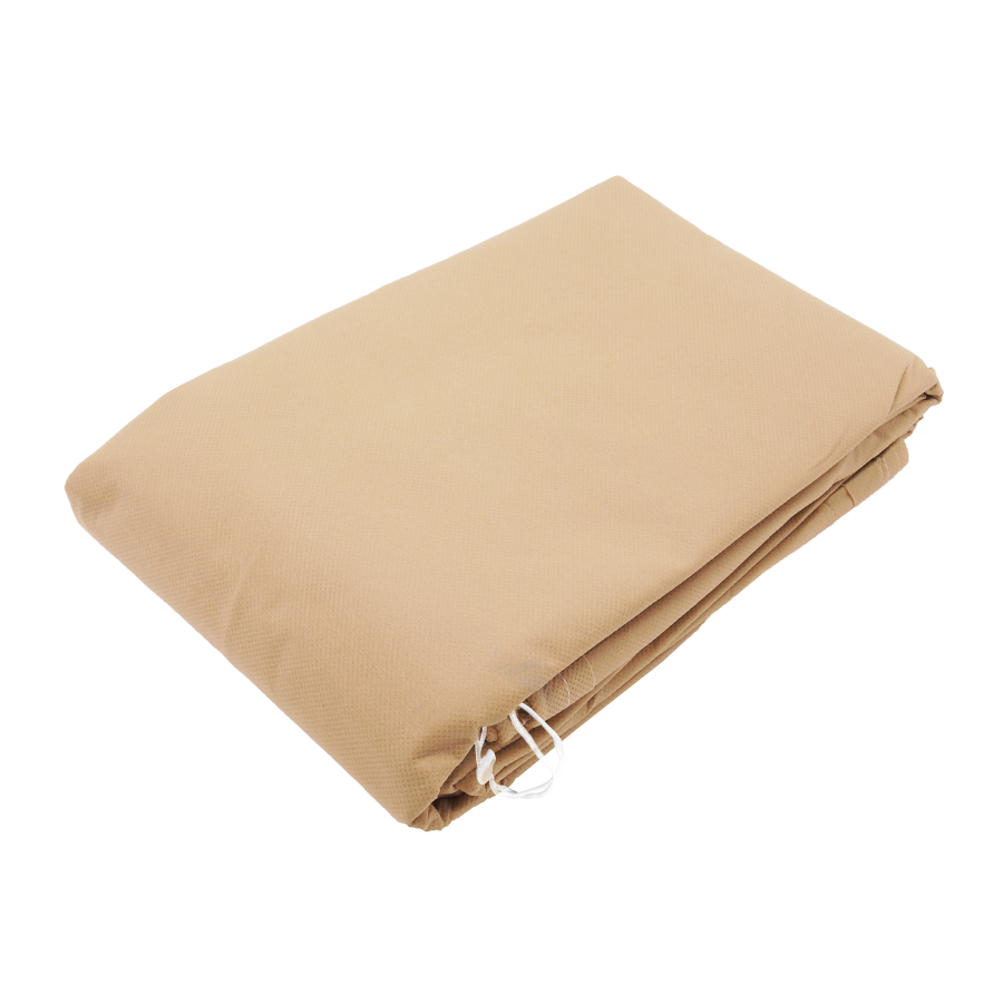 Wintervlies, Husse mit Saum & Zugband beige