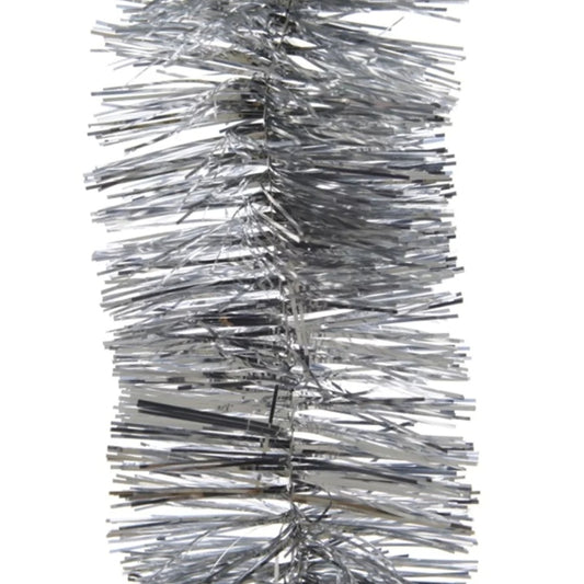 Glitzergirlande 270 cm Silber