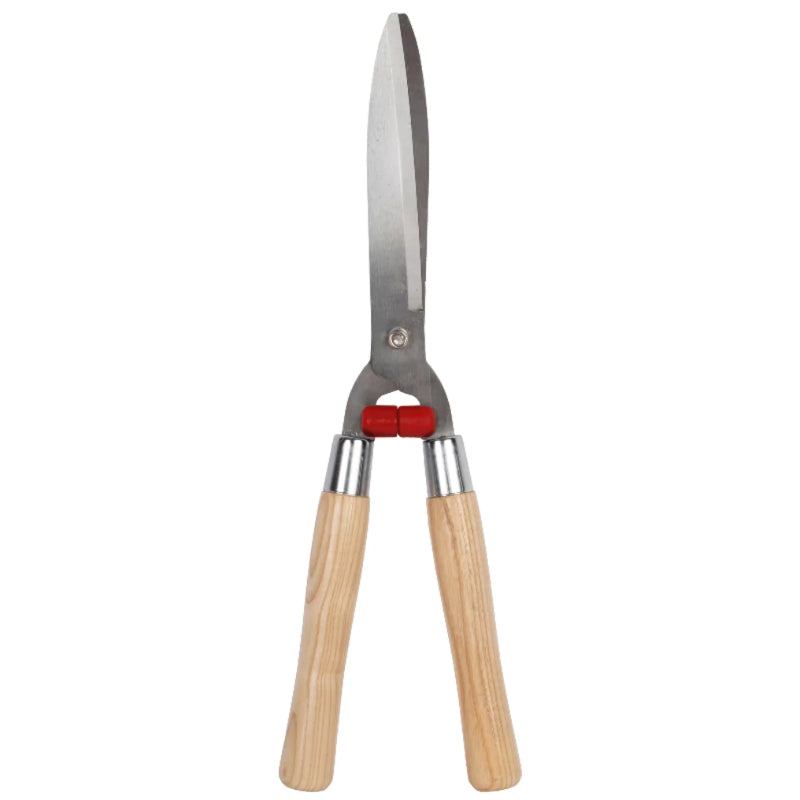 Heckenschere Premium Gerader Schnitt Griff aus Holz