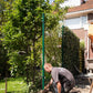 Montagehalter für Endpfosten grün - 2 Stück