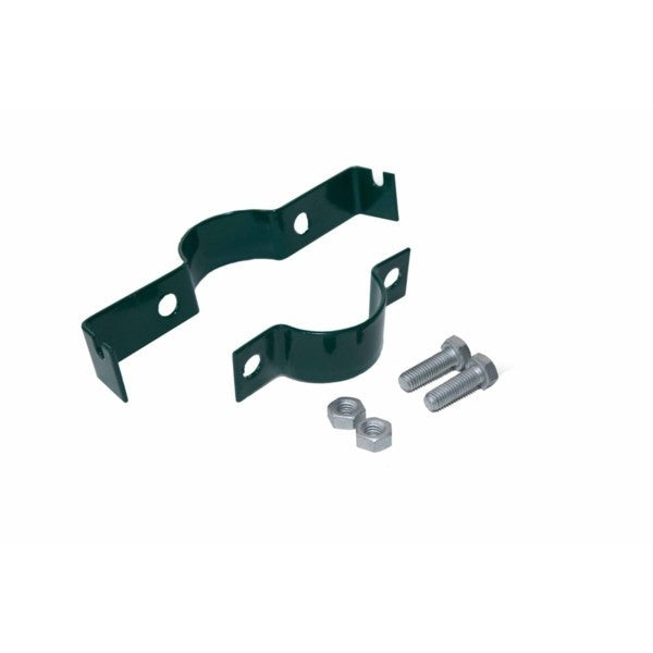 Montagehalter für Mittelpfosten grün - 2 Stück