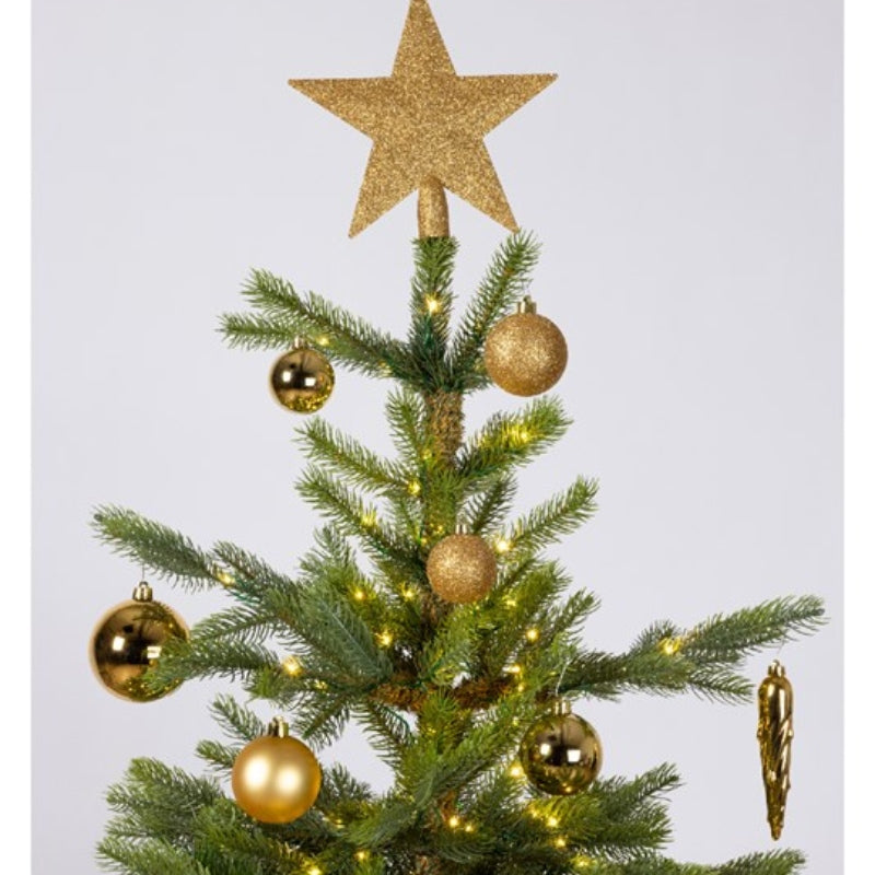 Unzerbrechlicher Christbaumschmuck Gold (33 Stück)