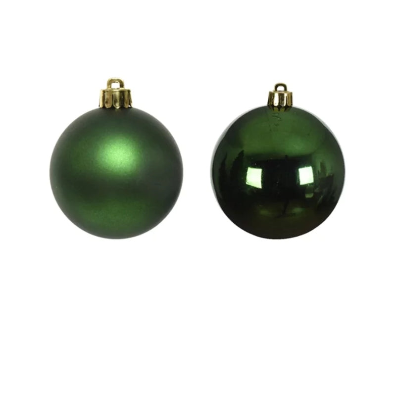 Weihnachtskugeln Grün (12 Stück)