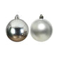 Weihnachtskugeln Silber (12 Stück)